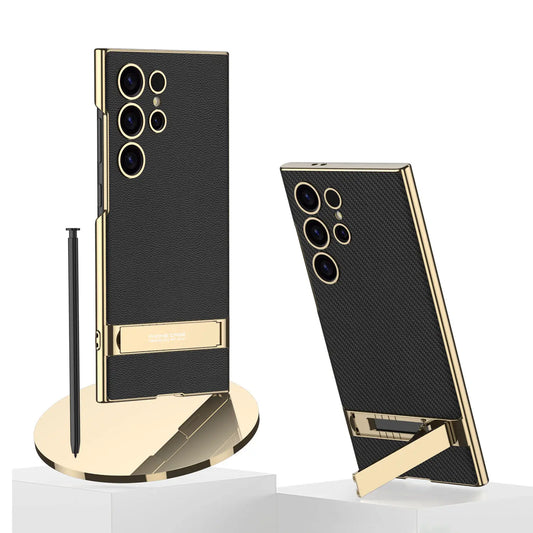 for Samsung Galaxy S24 Ultra S24+Plus Case, Kickstand Cover with 4 Stand Modes, Military-Grade Drop Protection Shockproof Cover