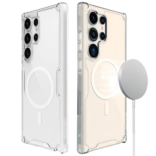For Samsung Galaxy S24 Ultra Magsafe Case Nillkin Nature Pro Magsafe Case Lens Protection Cover For Samsung S24/S24+ Plus