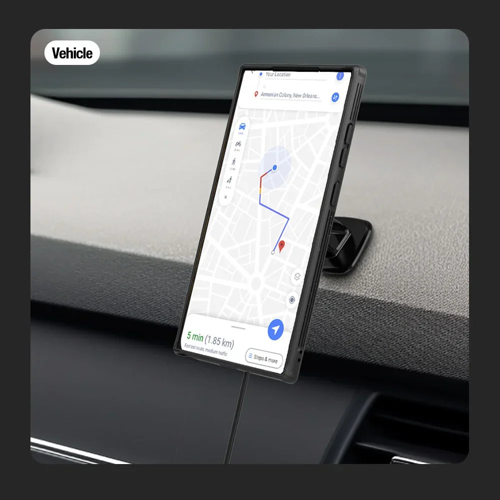 For Samsung Galaxy S24 Ultra Magsafe Case NILLKIN CamShield Pro Magnetic Case Slide Lens Protection Cover For Samsung S24/S24 +