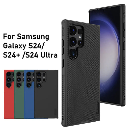 For Samsung Galaxy S24 Ultra Case NILLKIN Super Frosted Shield Pro TPU PC Ultra-Thin Phone Cover For Samsung S24/ S24 Plus