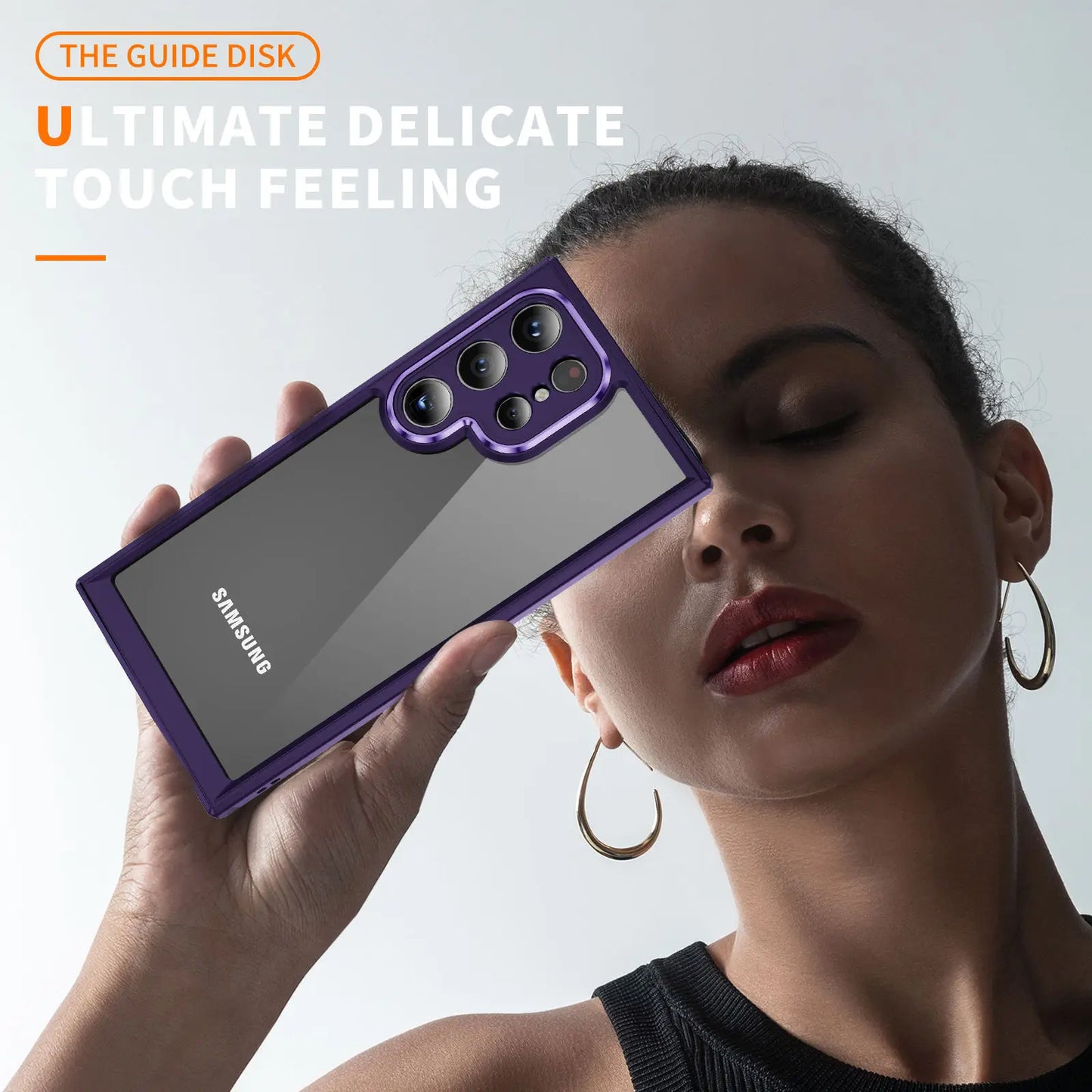 For Samsung Galaxy S24 Ultra Case Camera & Screen Full Protection Wireless Charging Ultimated Delicate Touch Feeling Cover